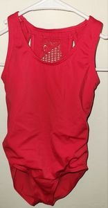 Balera Girls Red Dance Leotard
